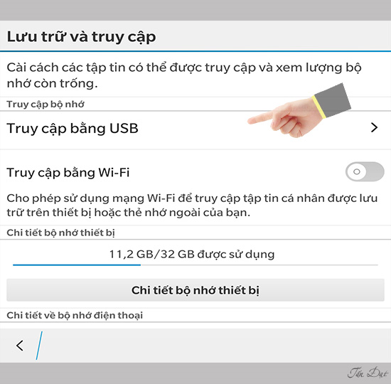 Truy Cập Bằng USB